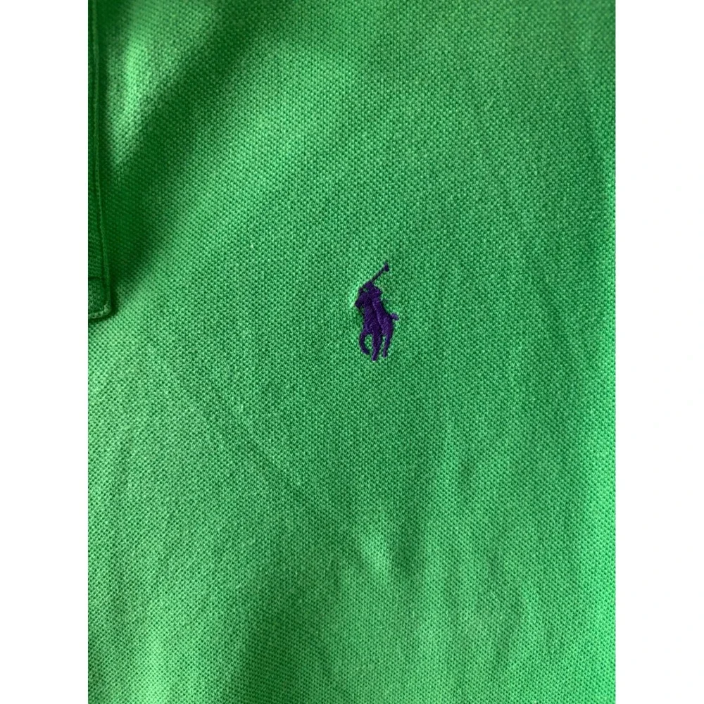 Ralph Lauren Men's Green‎ Short Sleeved Polo Size L